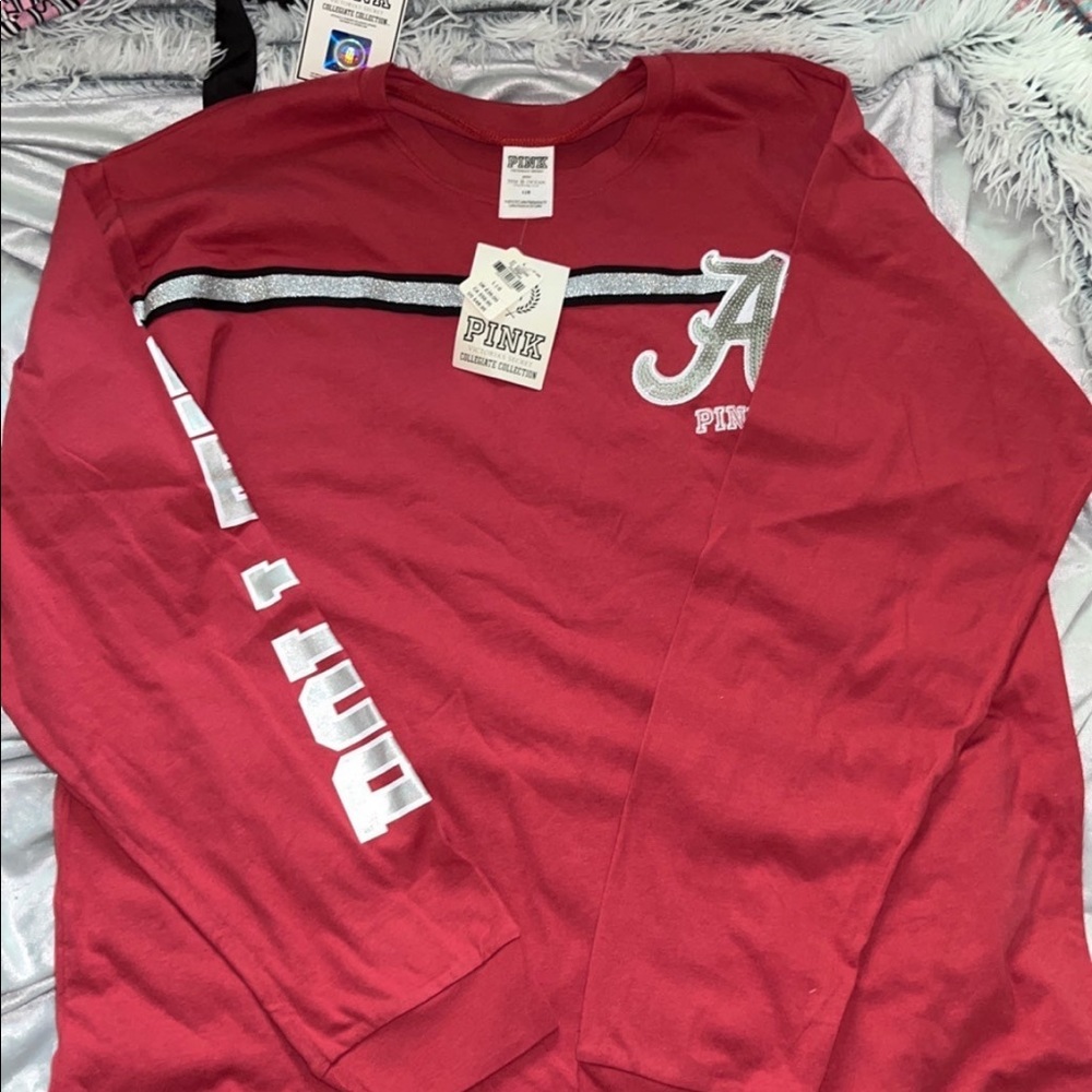 PINK ALABAMA CAMPUS TEE